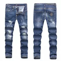 philipp plein slim-fit jeans new season wash blue